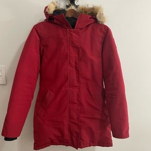 Canada Goose Parka - cranberry, size S/P